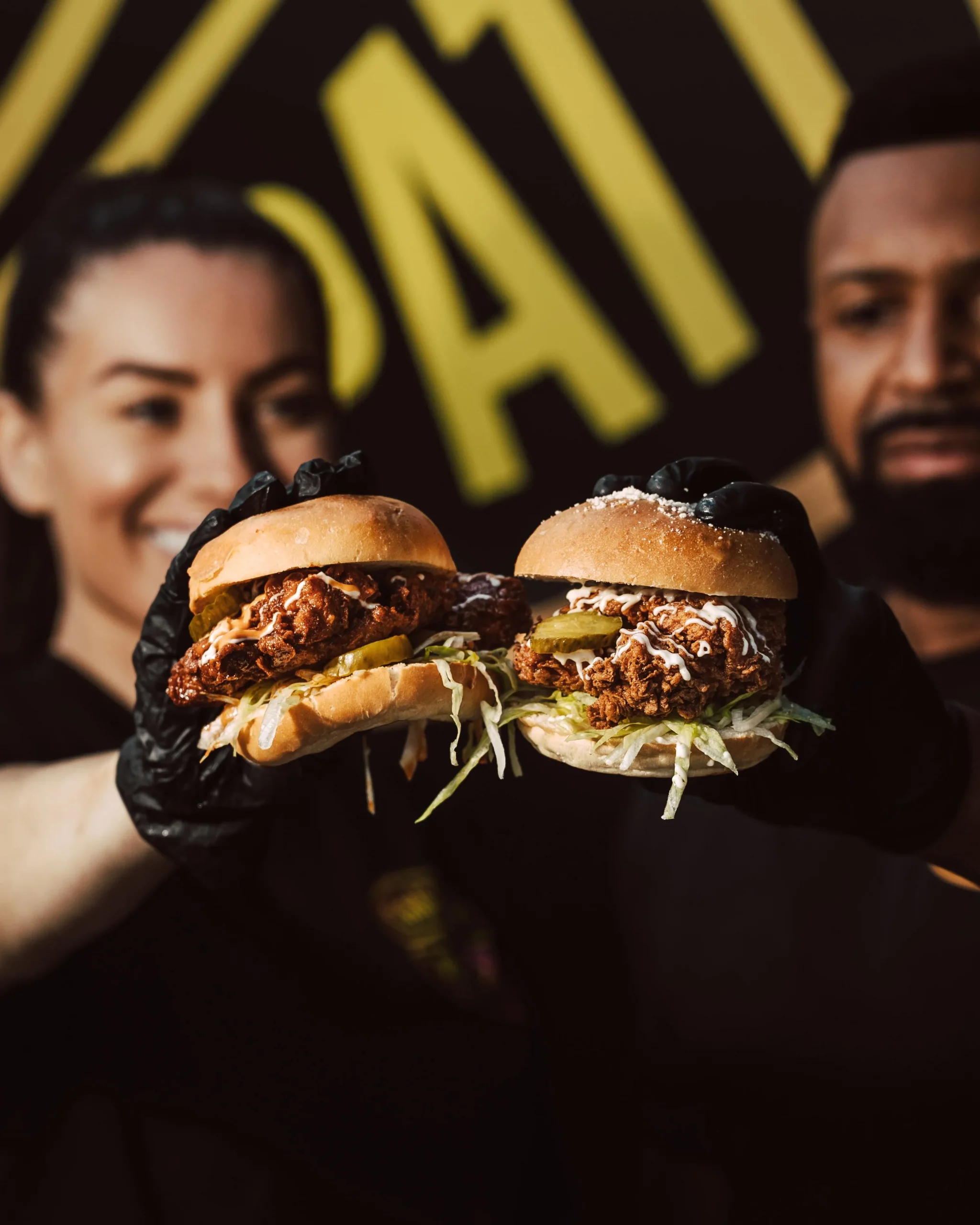 Christmas In Cathedral square streetfood