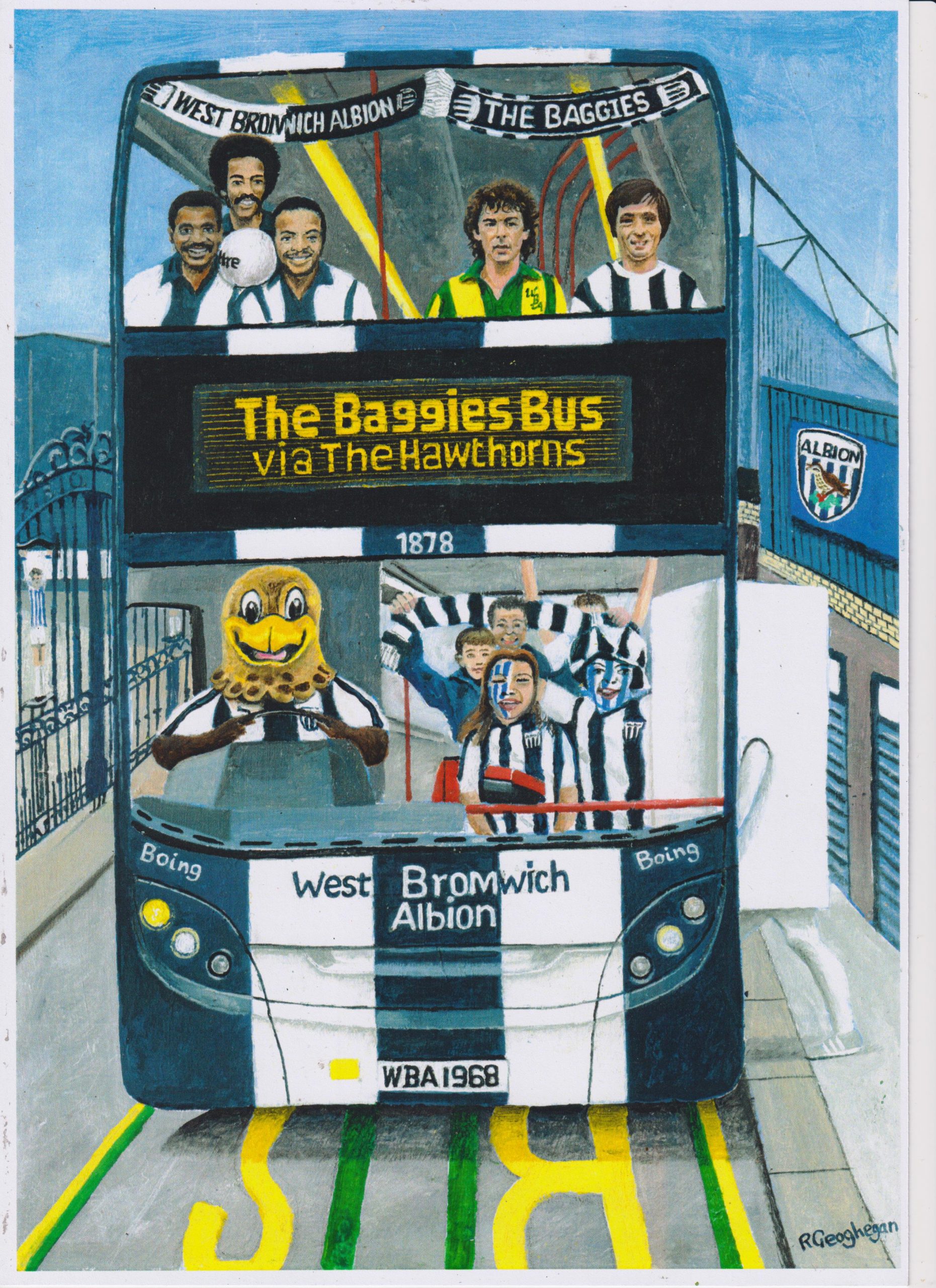 West Brom Baggies Bus